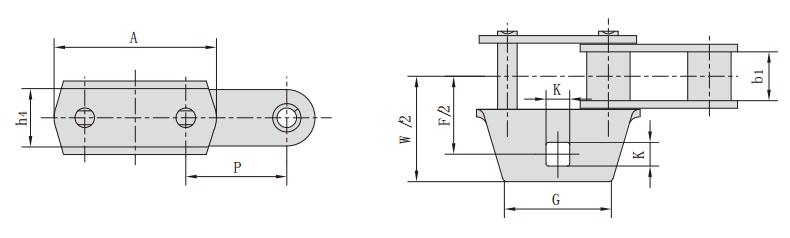 <font color='red'>CA557</font>F4_C型鋼制農(nóng)機(jī)鏈附件