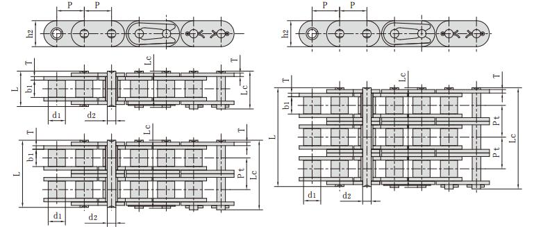 C<font color='red'>24A-3</font>_直鏈板三排滾子鏈條