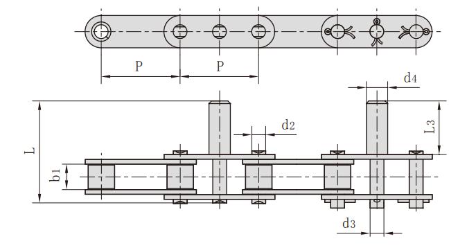 <font color='red'>c2060</font>H-D23_雙節(jié)距加長(zhǎng)銷軸輸